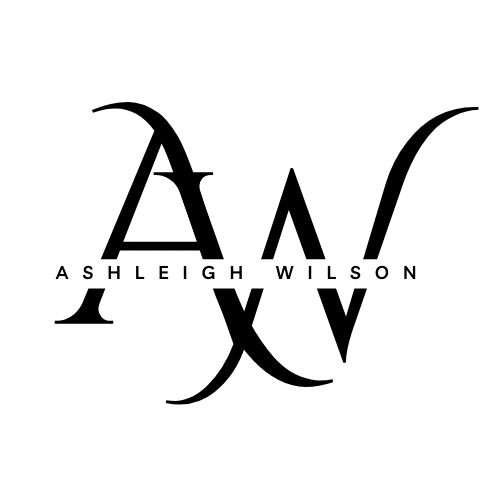 Logo of Ashleigh Wilson and AW initials