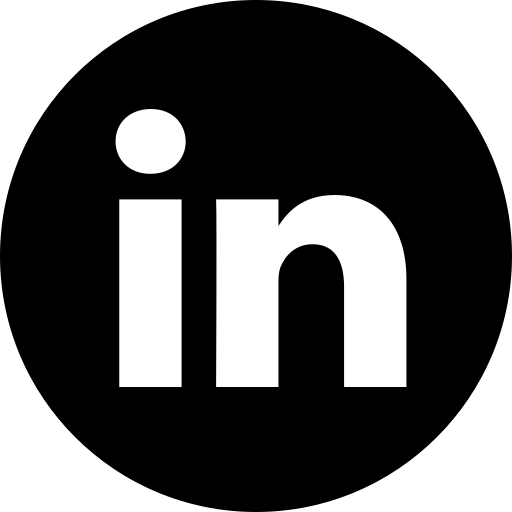 LinkedIn B&W logo